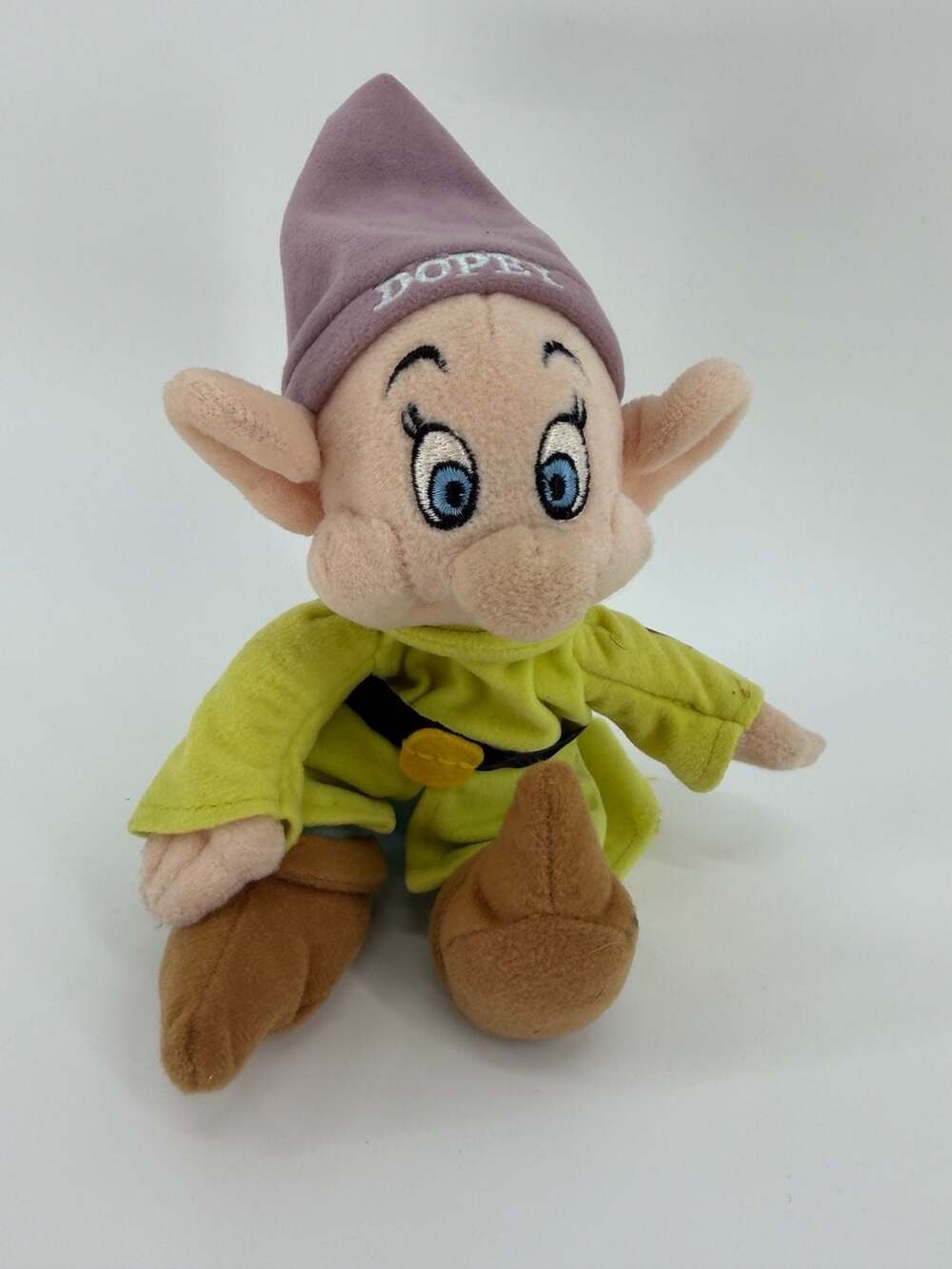 Walt Disney World Snow White And The Seven Dwarfs Dopey Bean Bag Plush Toy